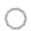 Baguette and Round Diamond Eternity Band - Image 2