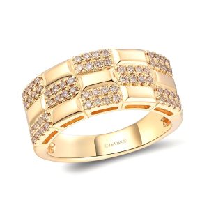 14K YELLOW GOLD DIAMOND  RING