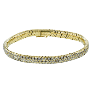 Gent Bracelet in 14k Gold with Diamonds