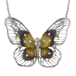 Pendant in 18k Gold with Diamonds