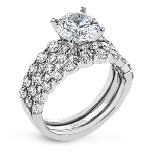 Wedding Set in 18k Gold with Diamonds