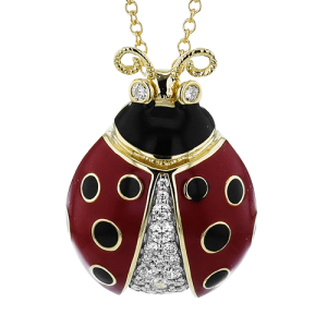 Pendant in 18k Gold with Diamonds