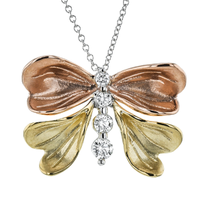 Pendant in 18k Gold with Diamonds