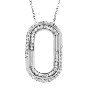 Pendant in 18k Gold with Diamonds