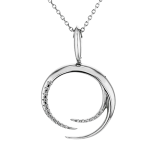 Pendant in 18k Gold with Diamonds