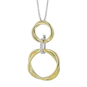 Pendant in 18k Gold with Diamonds