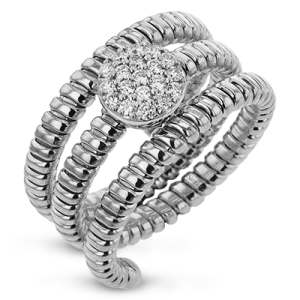 Right Hand Ring in 18k Gold with Diamonds