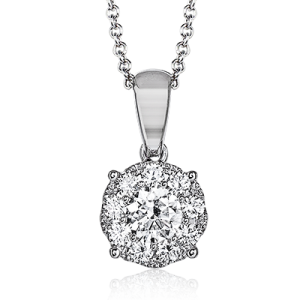 Pendant in 18k Gold with Diamonds