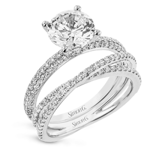 Wedding Set in 18k Gold with Diamonds