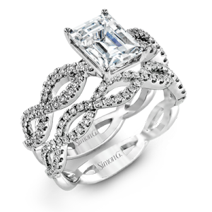 Wedding Set in 18k Gold with Diamonds