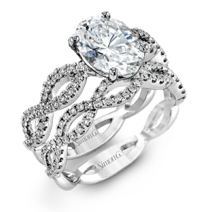 Wedding Set in 18k Gold with Diamonds