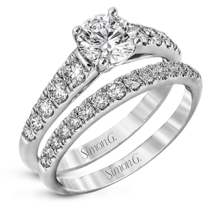 Wedding Set in 18k Gold with Diamonds