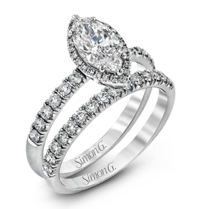 Wedding Set in 18k Gold with Diamonds