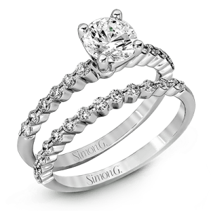 Wedding Set in 18k Gold with Diamonds