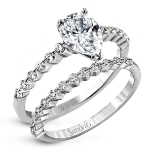 Wedding Set in 18k Gold with Diamonds