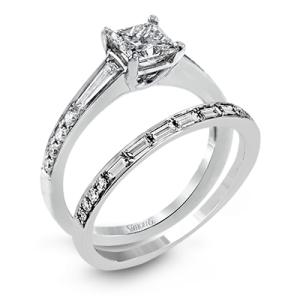 Wedding Set in 18k Gold with Diamonds