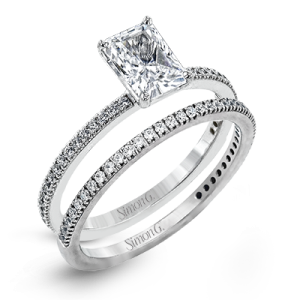 Wedding Set in 18k Gold with Diamonds