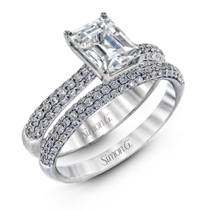 Wedding Set in 18k Gold with Diamonds