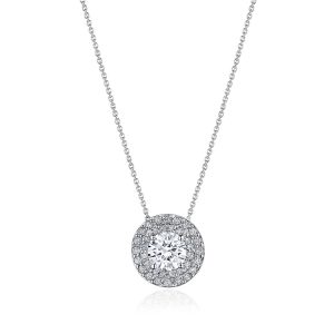 17" Double Bloom Diamond Necklace