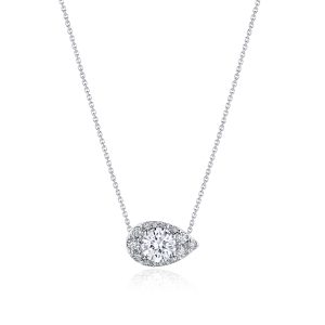 17" Pear Bloom Diamond Necklace