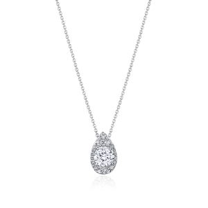 17" Pear Bloom Diamond Necklace