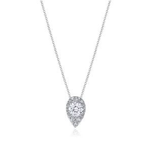 17" Pear Bloom Diamond Necklace
