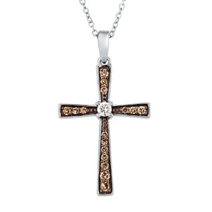 14K WHITE GOLD DIAMOND  PENDANT