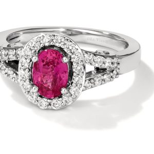 95% PLATINUM  GOLD DIAMOND RUBY RING