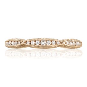 Twist with Diamond Accent Wedding Band