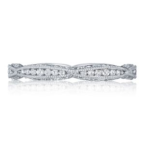 Twist with Diamond Accent Wedding Band