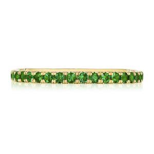 String of Emeralds Ring