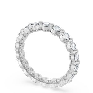 Round Diamond Wedding Band, 3.40mm