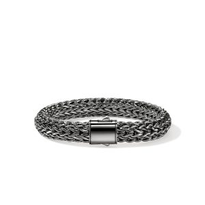 Icon Bracelet, Dark Silver, 10.5MM