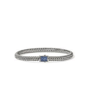 Icon Bracelet, Sterling Silver, Gemstones, 5MM