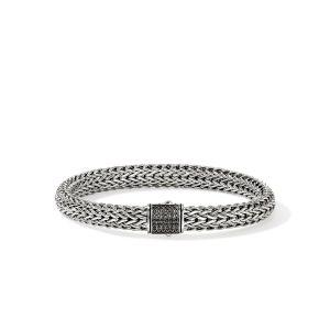 Icon Bracelet, Sterling Silver, Gemstones, 7.5MM