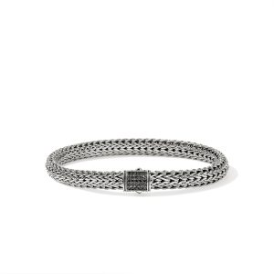 Icon Bracelet, Sterling Silver, Gemstones, 6.5MM