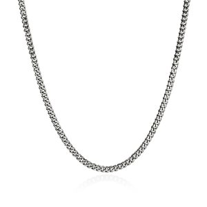 Curb Chain Necklace, Sterling Silver, 3.9MM
